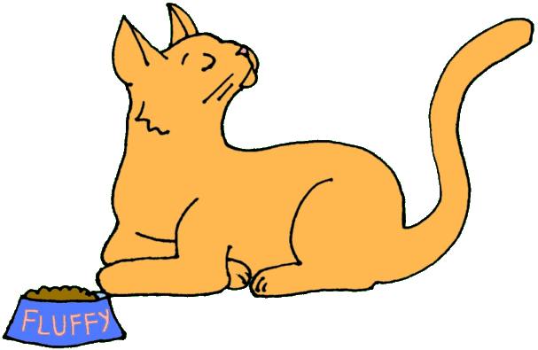 Finicky Cat Graphic
