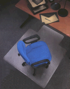 Image showing office chair / floor protector